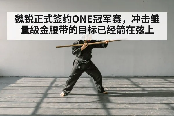 魏锐正式签约ONE冠军赛，冲击雏量级金腰带的目标已经箭在弦上